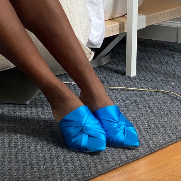 Blue ASOS Kitten Heels - Picture 3 of 3